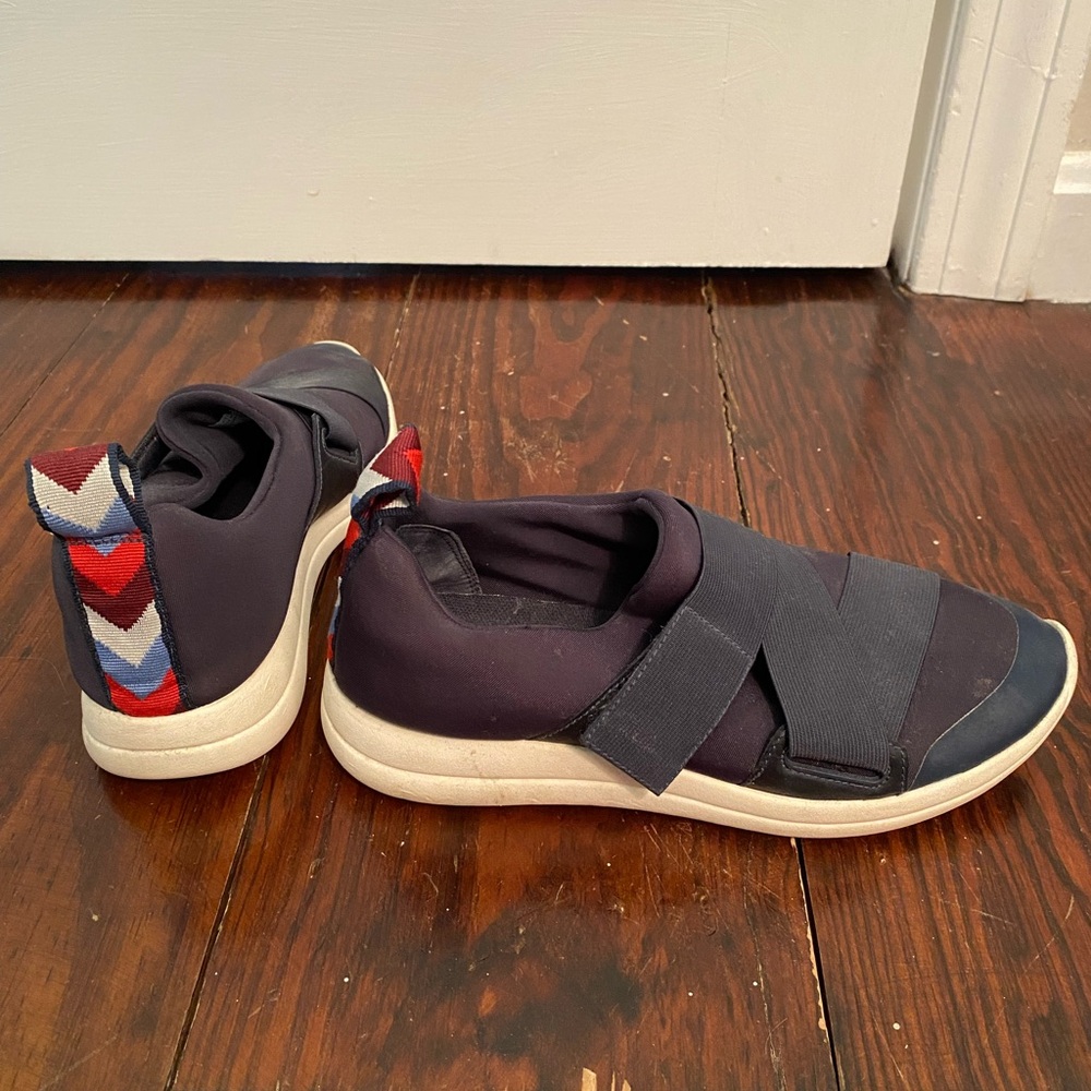 Tory Sport Chevron Neoprene Slip On Sneaker size 6